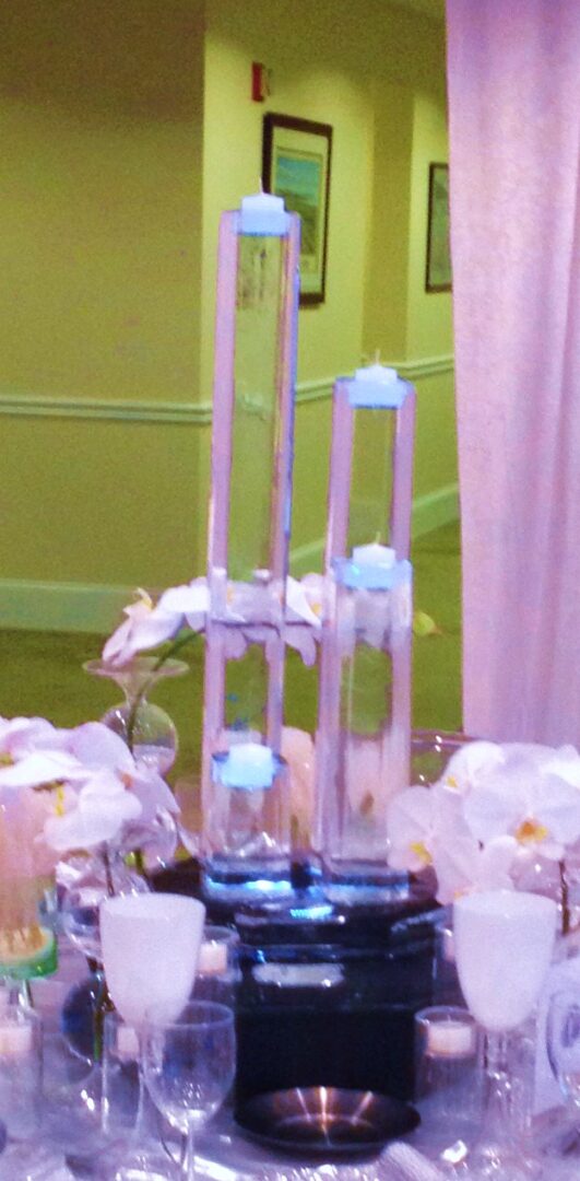 4 Step Candle Centerpiece