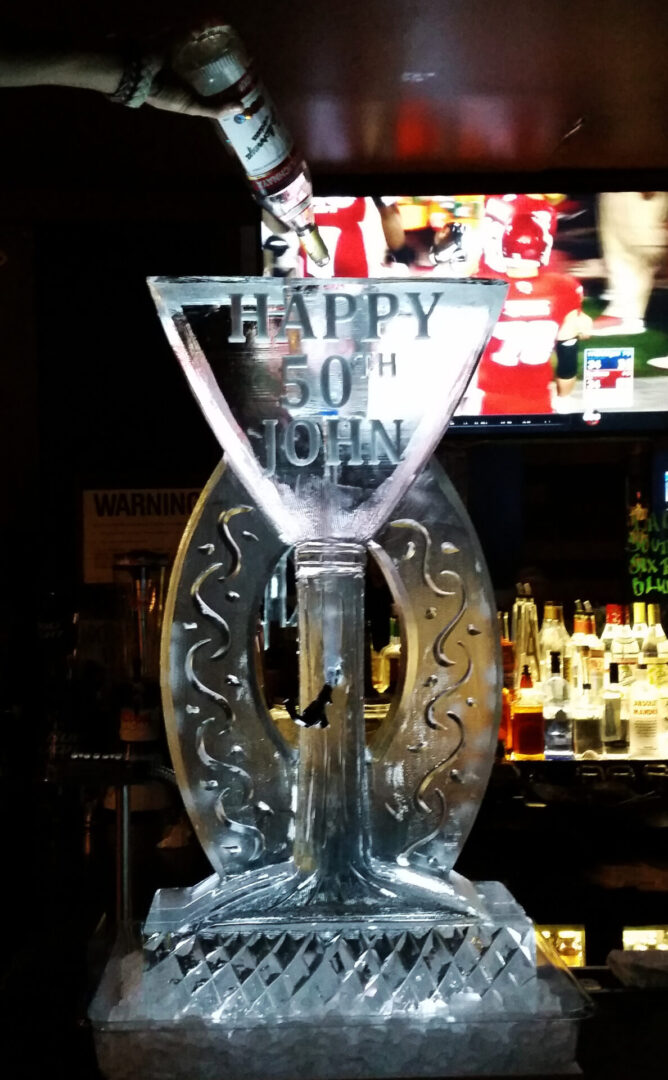 Martini Glass With Spigot 2