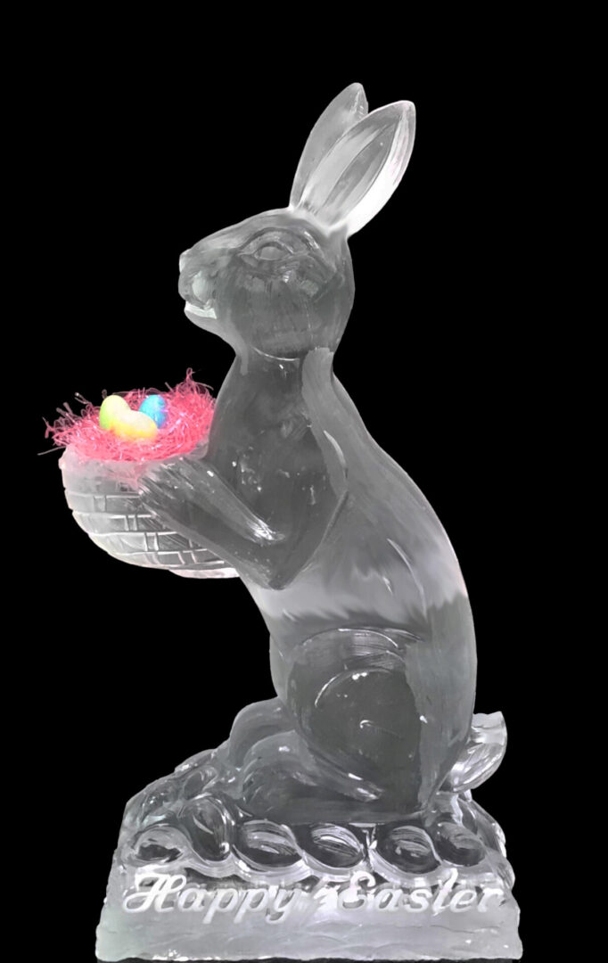 Bunny Holding Basket