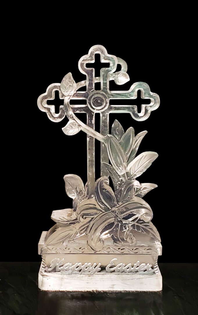 Easter Cross With Flowers