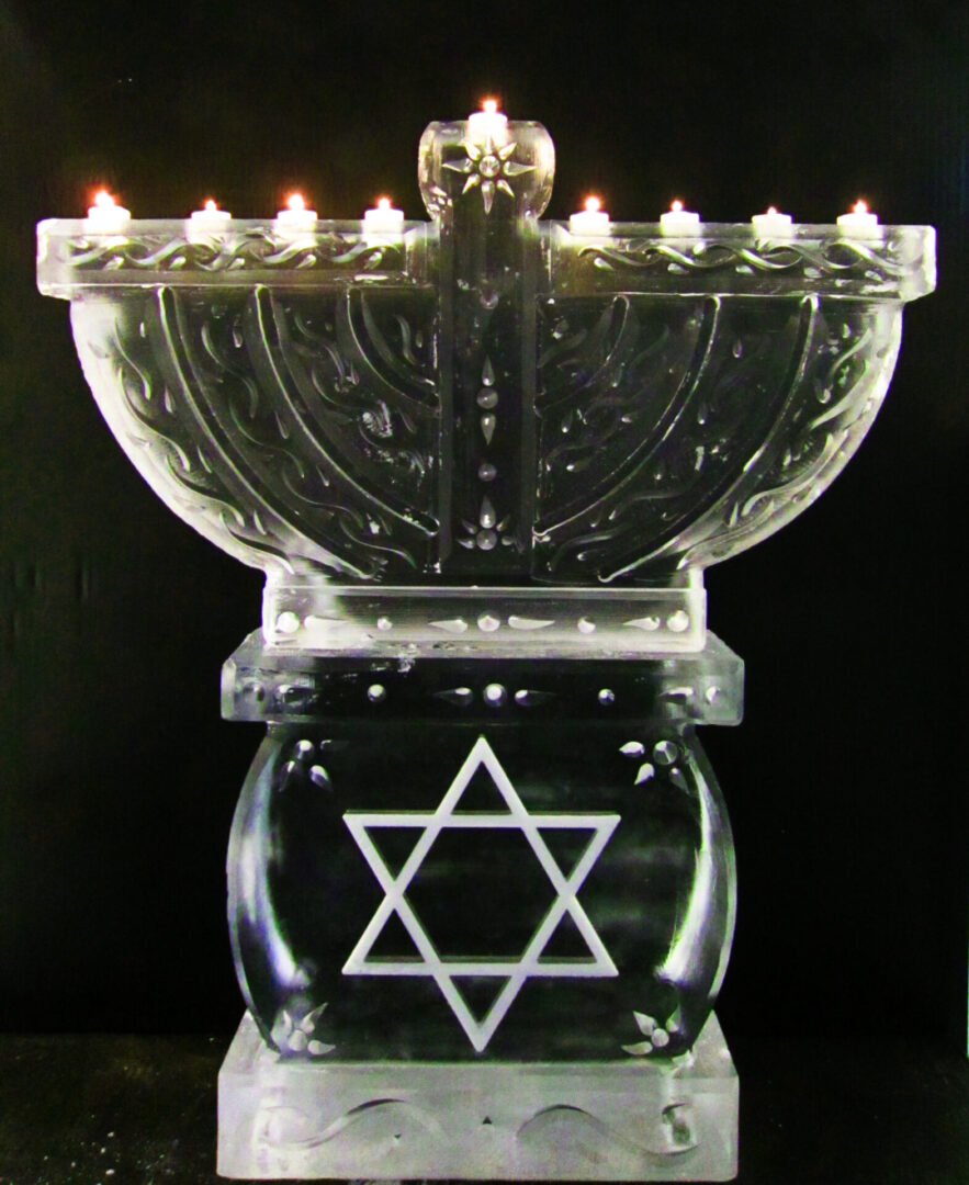 Menorah Curved Top 1 Block
