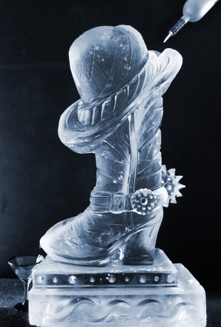 Cowboy Boot With Hat Luge