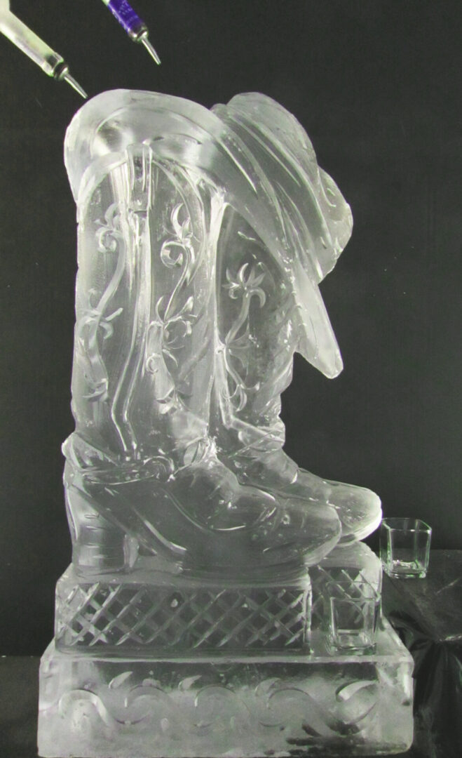 Cowboy Boots With Hat 2 Double Luge