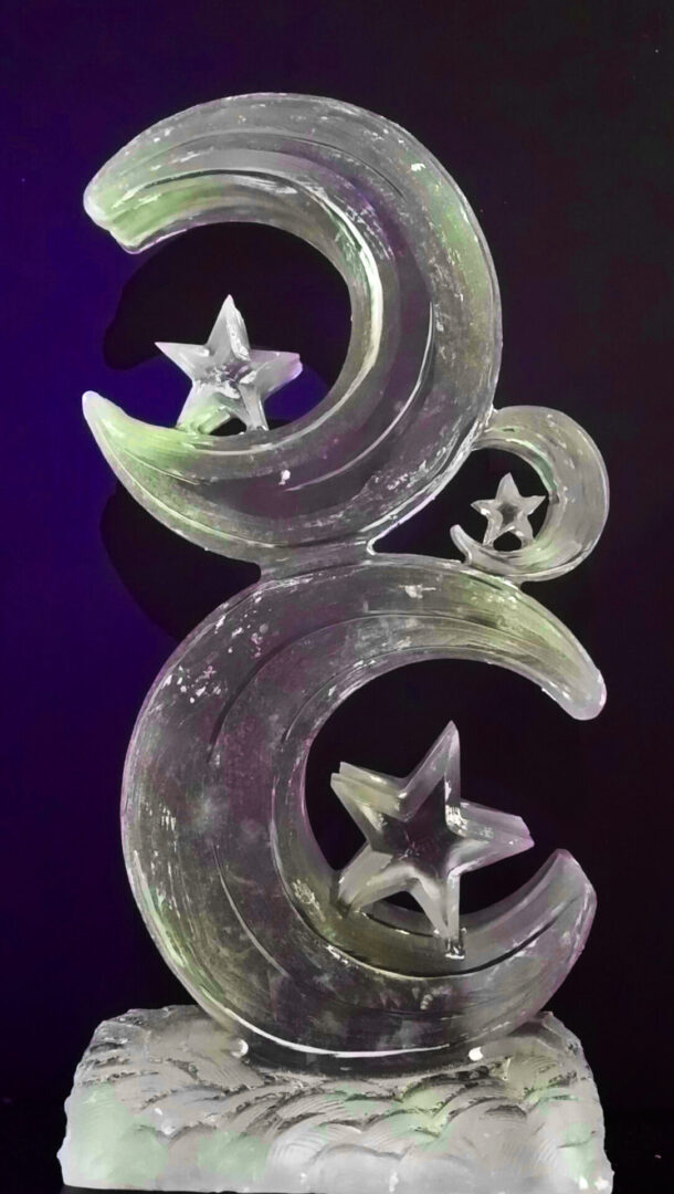 Crescent Moon With Stars