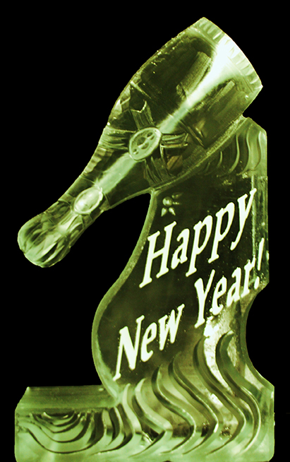 Champagne Bottle Luge