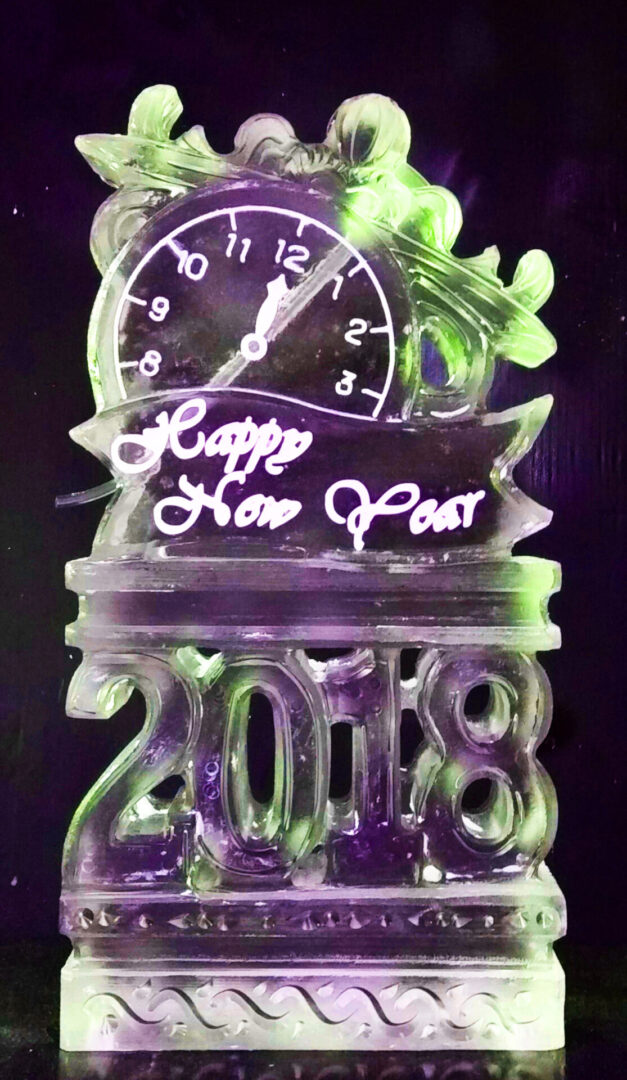 Clock With Crown Luge