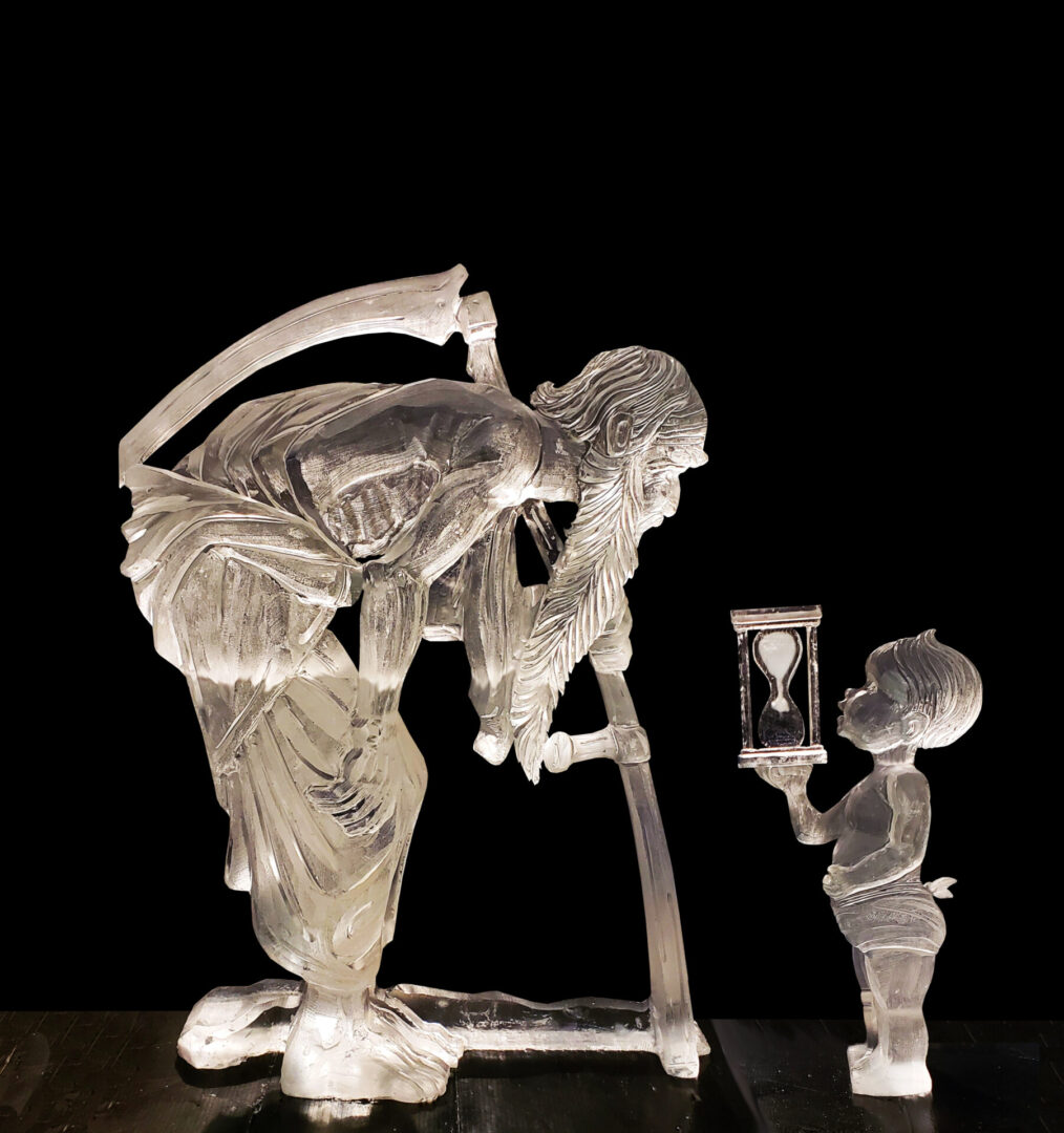 Father Time And Baby New Year