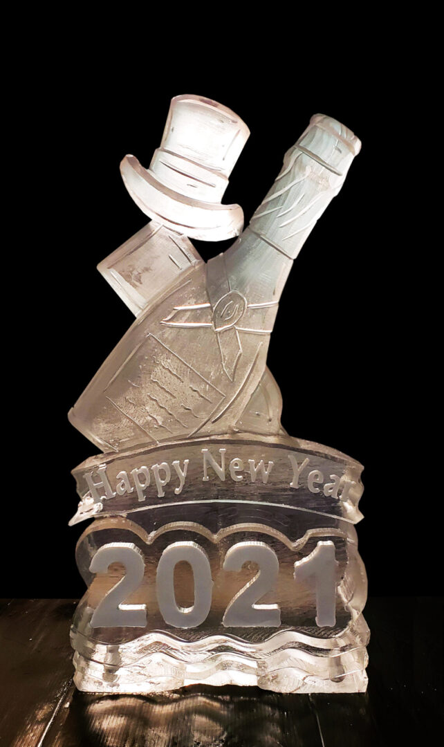 Happy New Year With Top Hat