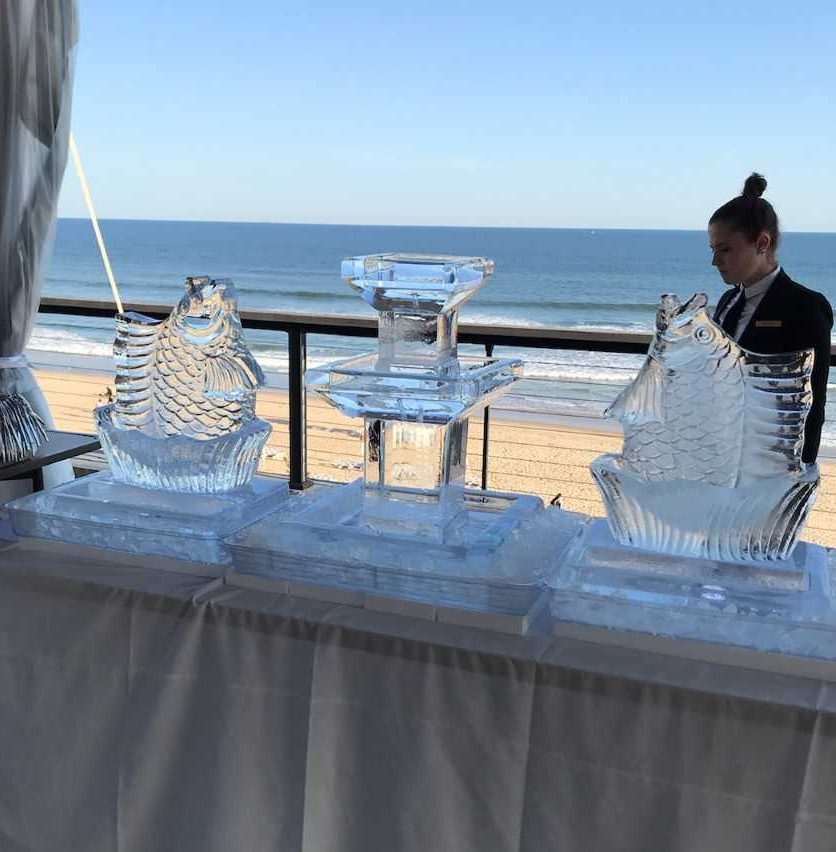Fish Bowl Seafood Display