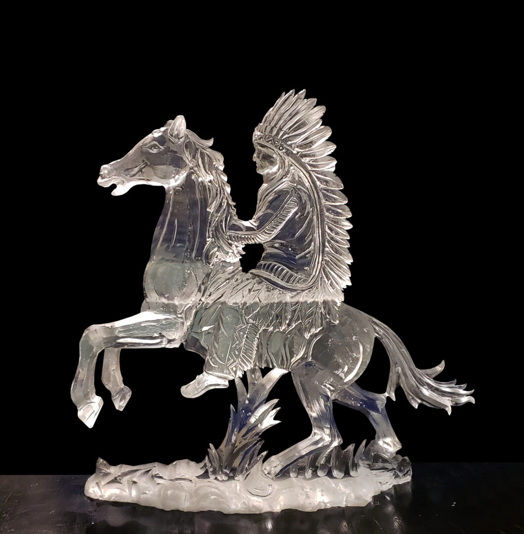 Indian Chief On Horse