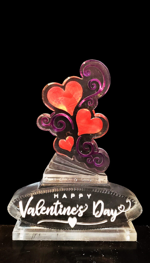 Abstract Hearts on Valentines Ped