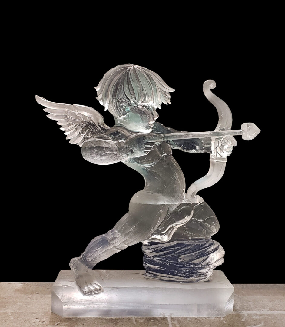 Cupid Shooting an Arrow